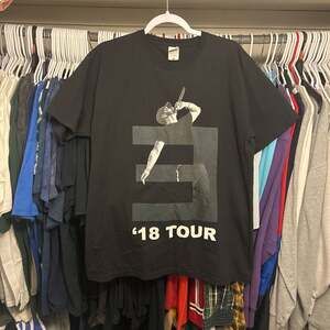 Band Tees × Eminem × Rap Tees EMINEM Tee Tour 2018 Big Print Rap T-shirt